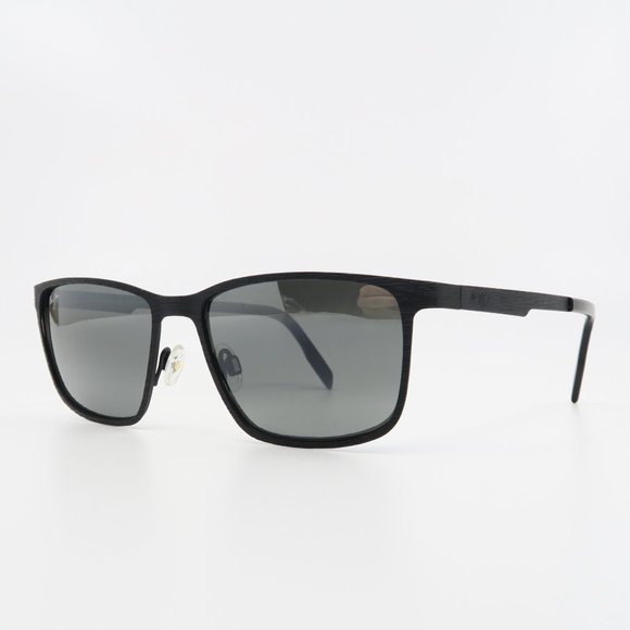 Maui Jim CUT MOUNTAIN MJ532-2M Black Stripe/Gray Polarized Sunglasses w/defect - Picture 5 of 6